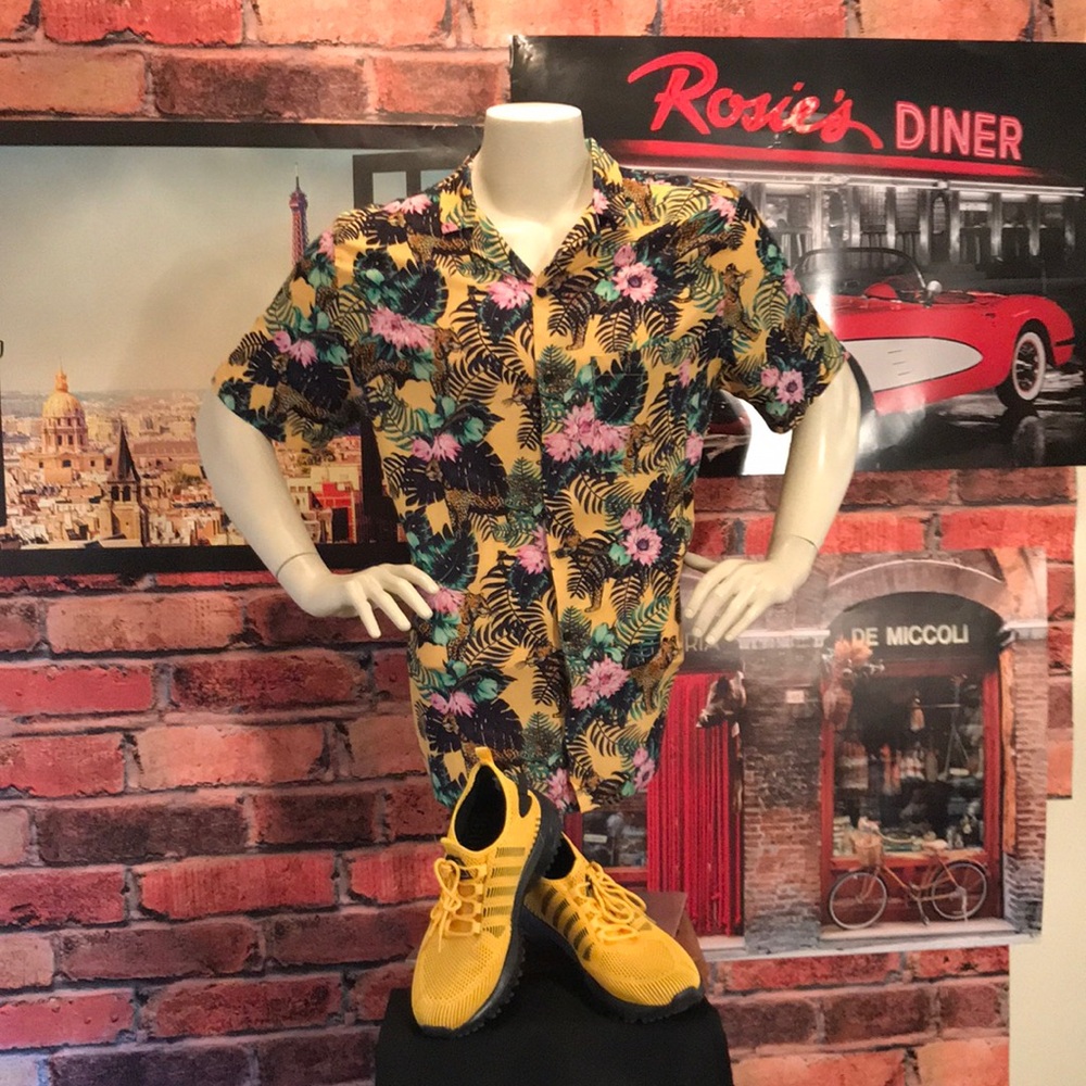 Divided Hawaiian shirt